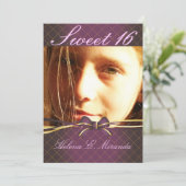 PixDezines Sweet 16/prinses/tiara (rug) Kaart (Staand voorkant)