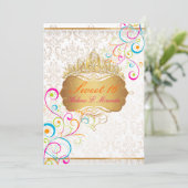 PixDezines Sweet 16/Rainboogstalen/DIY achtergrond Kaart (Staand voorkant)