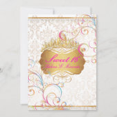 PixDezines SWEET 16/Regenboogstalen Kaart (Voorkant)