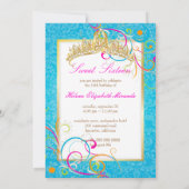 PixDezines Sweet 16/Regenboogzirls Kaart (Achterkant)