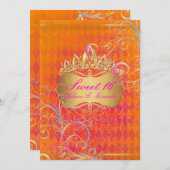 PixDezines Sweet 16/Regenboogzirls Kaart (Voorkant / Achterkant)