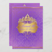 PixDezines Sweet 16/ Rossi Damask Kaart (Voorkant / Achterkant)