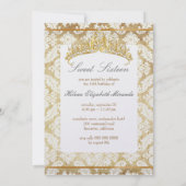 PixDezines  Sweet 16/venezia damask Kaart (Achterkant)