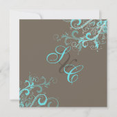 PixDezines Swirls, Aqua + Caca Kaart (Voorkant)