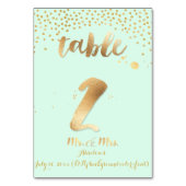 PixDezines tabel 2/goudhagelslag/doe-het-zelf kleu Kaart (Achterkant)