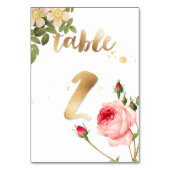 PixDezines Tabel 2/ Rozen/Redoute Kaart (Achterkant)