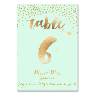 PixDezines tabel 6/goudhagelslag/DIY kleur/munt Kaart