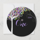 PixDezines tafel nr. boom van het leven Bat Mitzva Kaart (Achterkant)