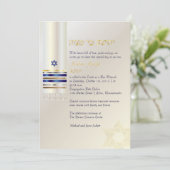 PixDezines talit/Stylish Bar Mitzvah/ash/Gold Kaart (Staand voorkant)