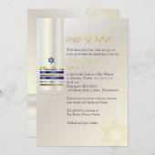 PixDezines talit/Stylish Bar Mitzvah/ash/Gold Kaart (Voorkant / Achterkant)