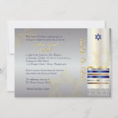 PixDezines talit/Stylish Bar Mitzvah Kaart (Voorkant)