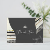 PixDezines tallit mitzvah Bedankkaart (Staand voorkant)