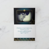 PixDezines Tallit Mitzvah Dank u/DIY kleur Bedankkaart (Binnen)