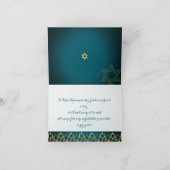 PixDezines Tallit Mitzvah Dank u/DIY kleur Bedankkaart (Binnen)