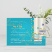 PixDezines tallits b'nai mitswa/diy kleur Kaart (Staand voorkant)