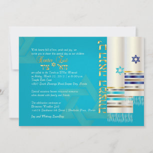 PixDezines tallits b'nai mitswa/diy kleur Kaart