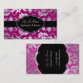 PixDezines Tanza Damask/DIY achtergrond/bes Visitekaartje (Voorkant / Achterkant)