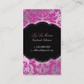 PixDezines Tanza Damask/DIY achtergrond/bes Visitekaartje (Achterkant)