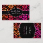 PixDezines Tanza Damask/DIY achtergrond Visitekaartje (Voorkant / Achterkant)