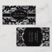 PixDezines Tanza Damask/DIY background Visitekaartje (Voorkant / Achterkant)