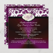 PixDezines Tanza Damask/DIY color/white Kaart (Voorkant / Achterkant)