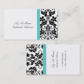 PixDezines Tanza Damask/DIY kleuren!!! Visitekaartje (Voorkant / Achterkant)