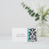 PixDezines Tanza Damask/DIY kleuren!!! Visitekaartje (Staand voorkant)