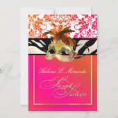 PixDezines Tanza Damask/zoet 16/zebra Kaart (Voorkant)