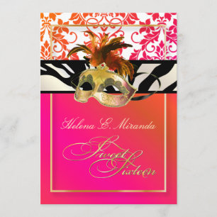PixDezines Tanza Damask/zoet 16/zebra Kaart
