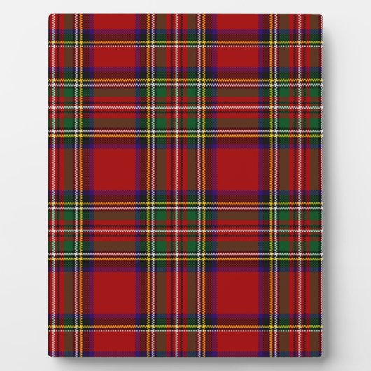 PixDezines tartan, stewartclan Fotoplaat (Voorkant)