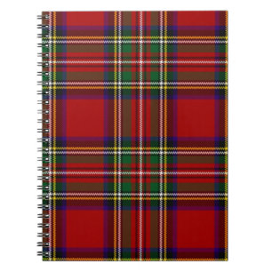 PixDezines tartan, stewartclan Notitieboek