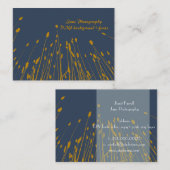 PixDezines tarwegras/gouden staaf/DIY achtergrond Visitekaartje (Voorkant / Achterkant)