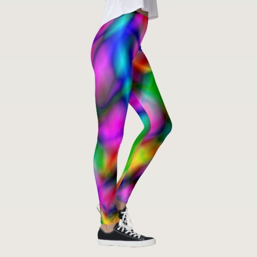 PixDezines Techno Dance/Neon Lights Leggings (Rechts)