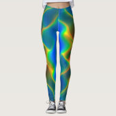 PixDezines Techno Dance/Neon Lights Leggings (Voorkant)