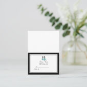 PixDezines Tent Place Card (Chubby-Visitekaartjes) Plaatskaartje (Staand voorkant)