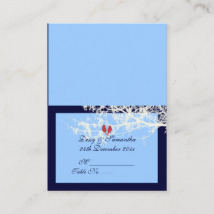 PixDezines Tent Place Card (mollige Visitekaartjes Plaatskaartje