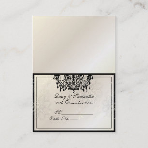 PixDezines Tent Place Card (mollige Visitekaartjes Plaatskaartje