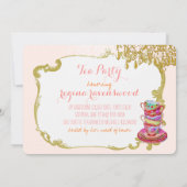 PixDezines-theeparty/bridal/waterverf Kaart (Achterkant)