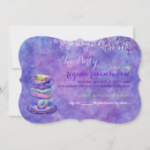 PixDezines-theeparty/bridal/waterverf Kaart (Achterkant)