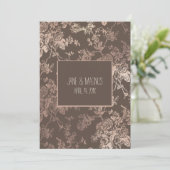 PixDezines Toile Roos Gold/DIY Background Kaart (Staand voorkant)