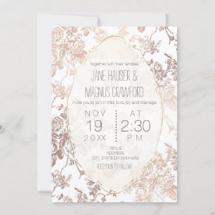 PixDezines Toile Roos Gold/DIY Background Kaart
