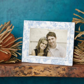 PixDezines toile/rozen/blauw/diy achtergrondkleur Fotoplaat (Zijkant)