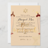 PixDezines  torah scrollbat mitzvah Kaart (Achterkant)