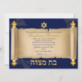 PixDezines  torah scrollbat mitzvah Kaart (Voorkant)