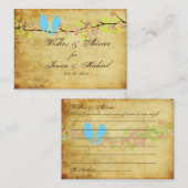 PixDezines  Tortelduifjes, Advice Kaarten (Voorkant / Achterkant)