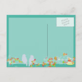 PixDezines TORTELDUIFJES BEWAAR DE DATUM/DIY KLEUR Aankondigingskaart (Achterkant)