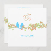 PixDezines TORTELDUIFJES/BLUE/DIY ACHTERGROND Kaart (Voorkant / Achterkant)