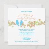 PixDezines TORTELDUIFJES/BLUE/DIY ACHTERGROND Kaart (Achterkant)