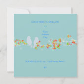 PixDezines TORTELDUIFJES/DIY ACHTERGRONDKLEUR Kaart (Achterkant)