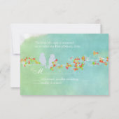 PixDezines Tortelduifjes op waterverf, RSVP (Achterkant)